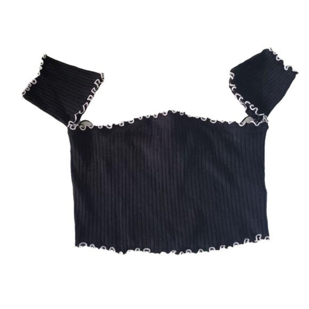 Forever 21 | Off Shoulder Short Sleeve Bandeau Top